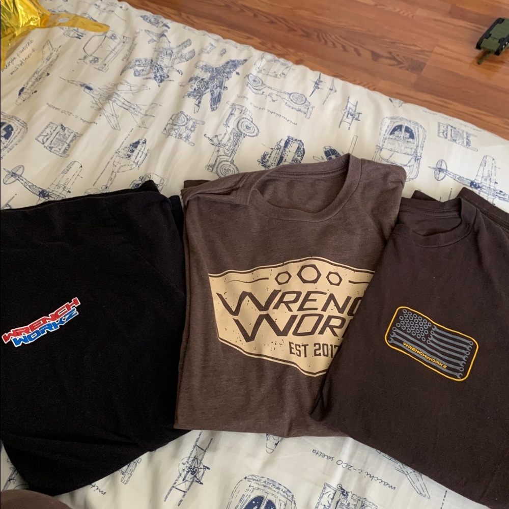 Set of 3 Wrenchworkz shirts